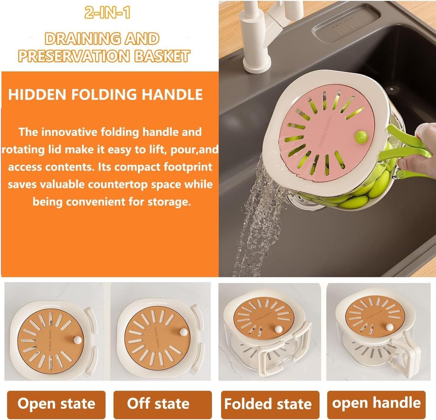 AS Fruit Drain Basket