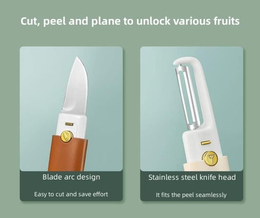 AS 2 in 1 Peeler Portable Knife