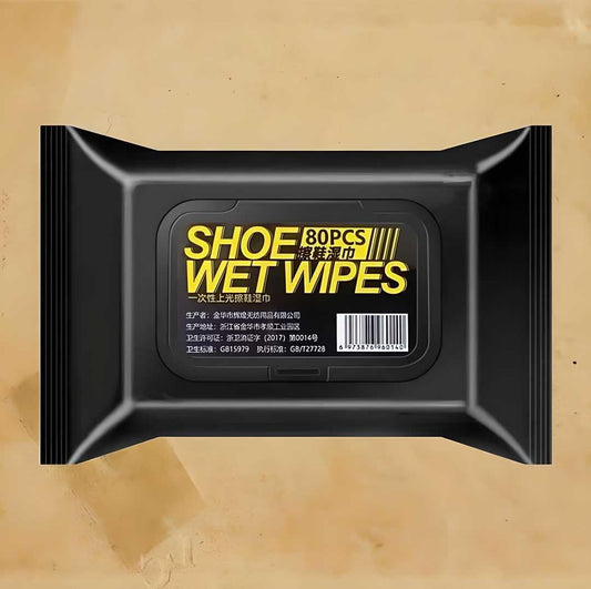 AS Natural Sneaker & Shoe Cleaner Wipes - 1 Pack of 80